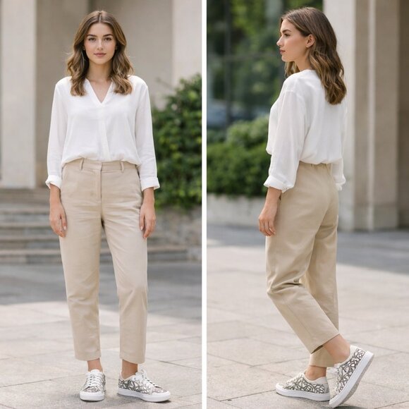 Tory Burch Rhea Lace Filigree Perforated Embroidered White/Gray Sneakers Size 6 - Picture 2 of 9